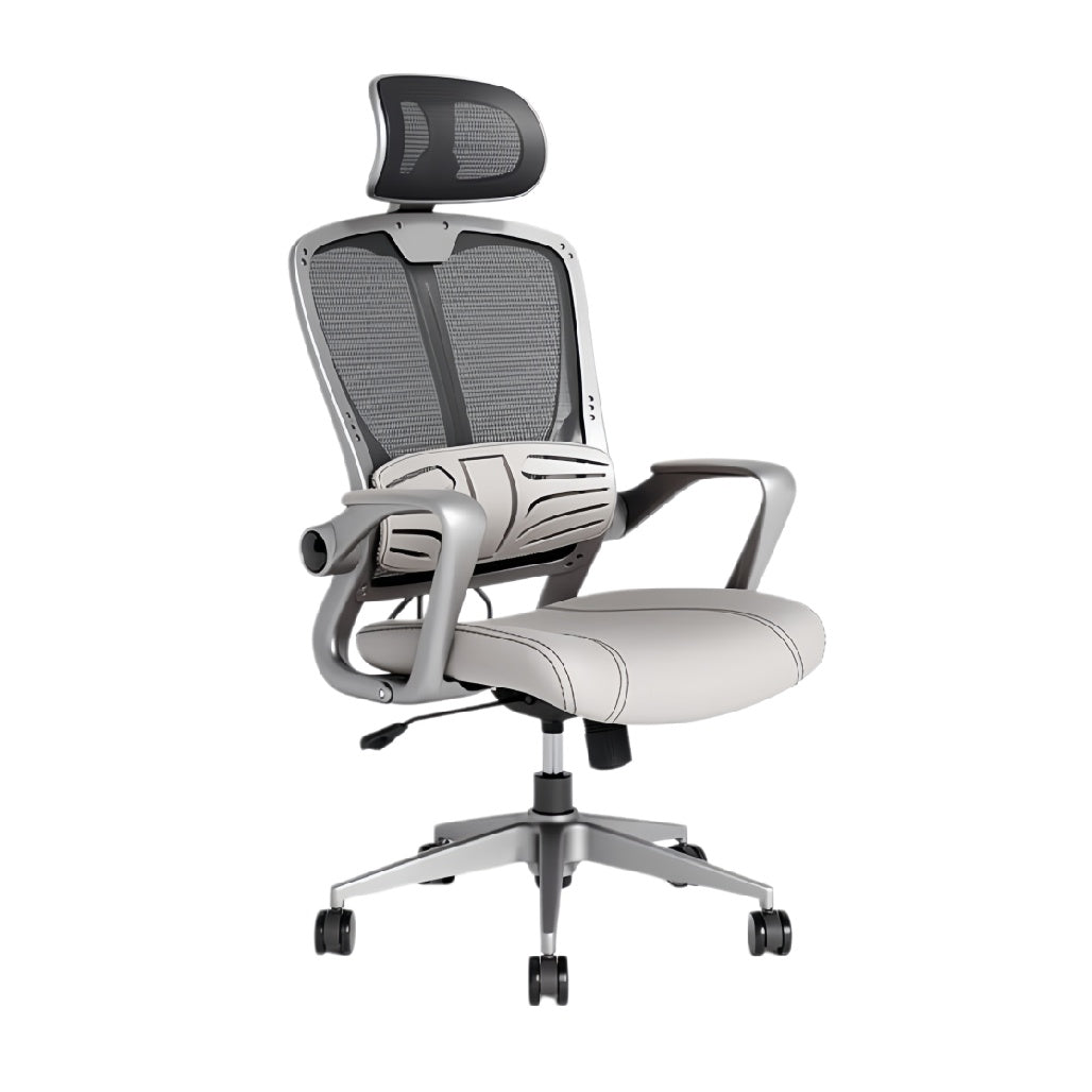 **Ergonomische Bureaustoel met Mesh Rugleuning en Verstelbare Armleuningen**